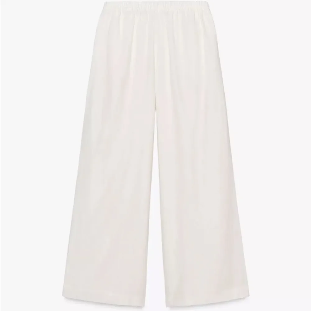 ZARA LINEN PALAZZO PANTS NEW